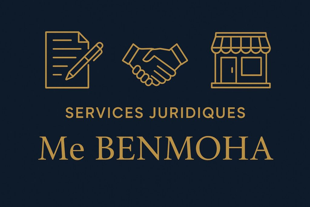 Page Services – Avocat fonds de commerce et bail commercial Services du cabinet Me Benmoha, avocat en commerce et fonds de commerce