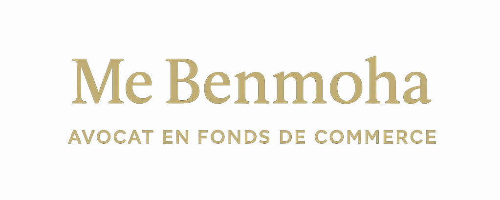 Logo de Me Benmoha, avocat en cession de fonds de commerce