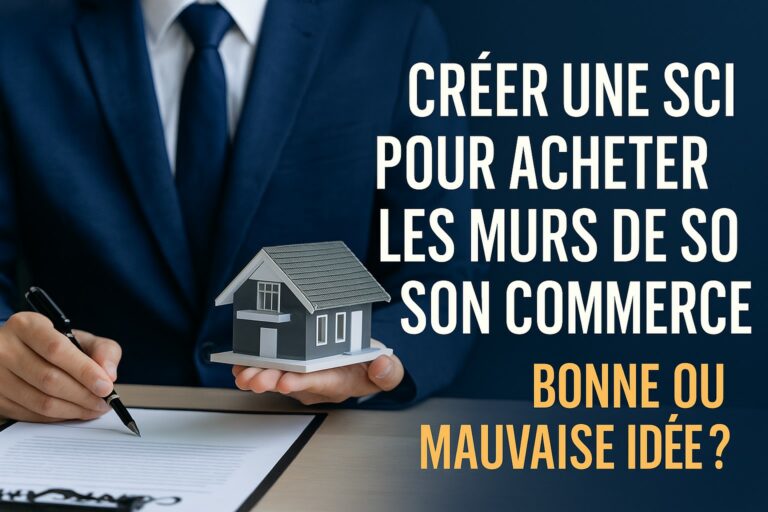 Illustration d’un avocat expliquant la SCI pour acheter les murs d’un commerce